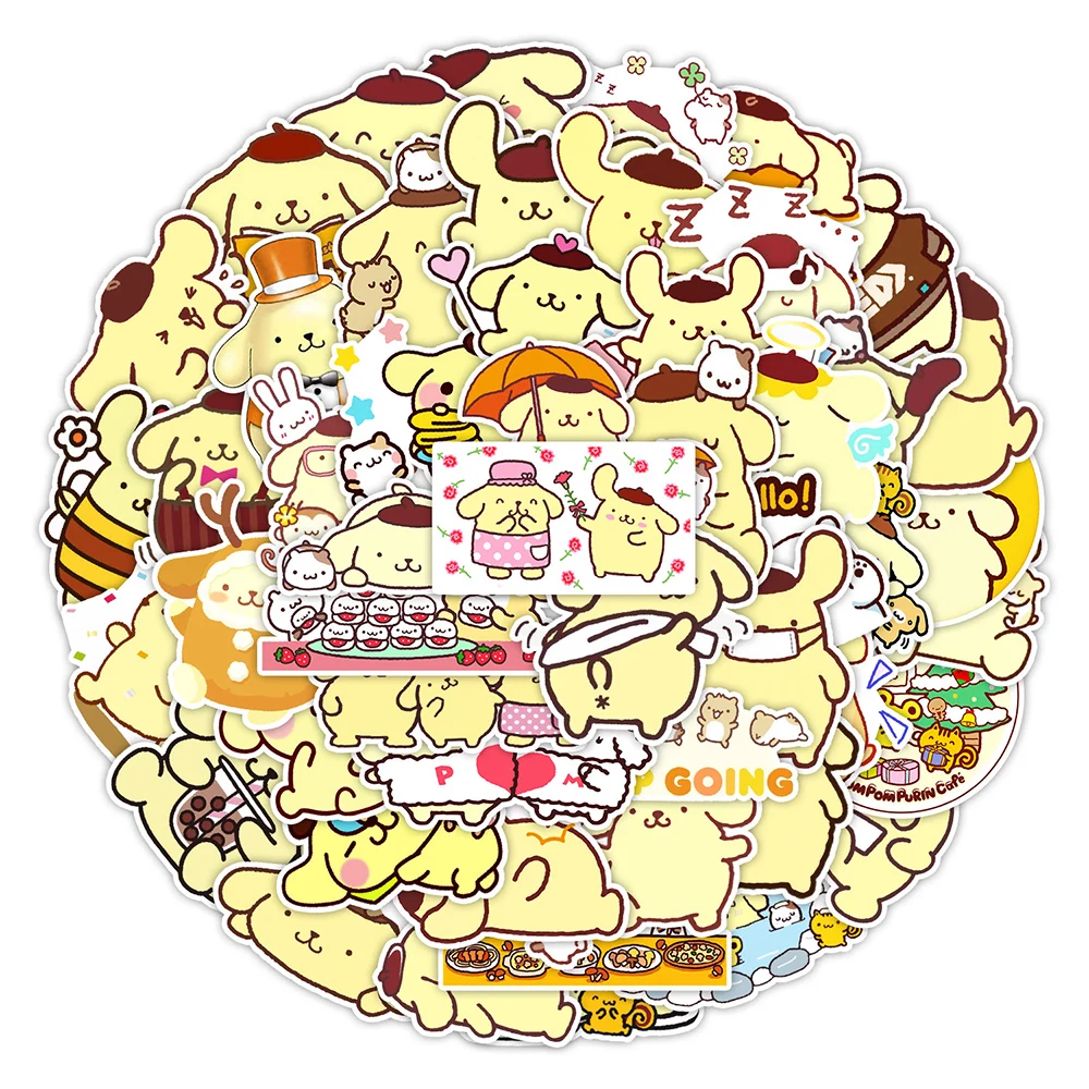 10/30/50pcs Cute Sanrio Pompom Purin Anime Stickers Kawaii Cartoon Graffiti Decals for Kids Toy Phone Case Notebook Water Bottle
10/30/50pcs Cute Sanrio Pompom Purin Anime Stickers Kawaii Cartoon Graffiti Decals for Kids Toy Phone Case Notebook Water Bottle