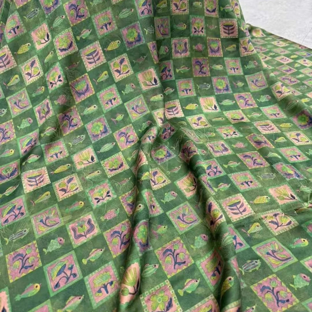 Тяжелая шелковая ткань Hualuo с сквозными отверстиями и цветочным принтом рыбы, мягкая шелковая ткань для шитья, горячее сезонное платье, юбка, брюки R2137
Тяжелая шелковая ткань Hualuo с сквозными отверстиями и цветочным принтом рыбы, мягкая шелковая ткань для шитья, горячее сезонное платье, юбка, брюки R2137