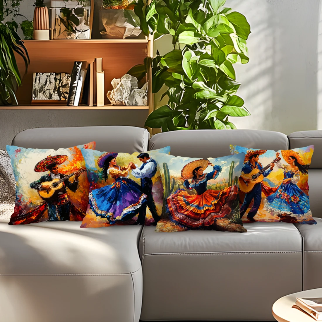 Mexican Dancer Folk Art Pillowcase Printed Polyester 45x45cm Throw Pillowcover Decorative Sofa Cushion Pillowslip Home Decor
Mexican Dancer Folk Art Pillowcase Printed Polyester 45x45cm Throw Pillowcover Decorative Sofa Cushion Pillowslip Home Decor