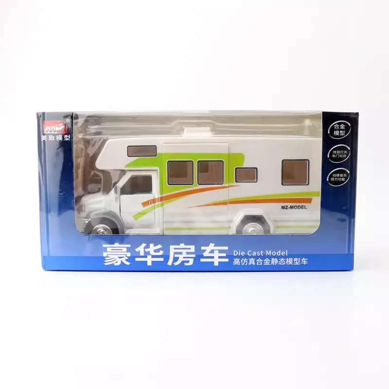 22cm Motorhomes Coach Camper Van Model ornaments Diecast light and sound Pullback alloy car furniture toy birthday gift
22cm Motorhomes Coach Camper Van Model ornaments Diecast light and sound Pullback alloy car furniture toy birthday gift