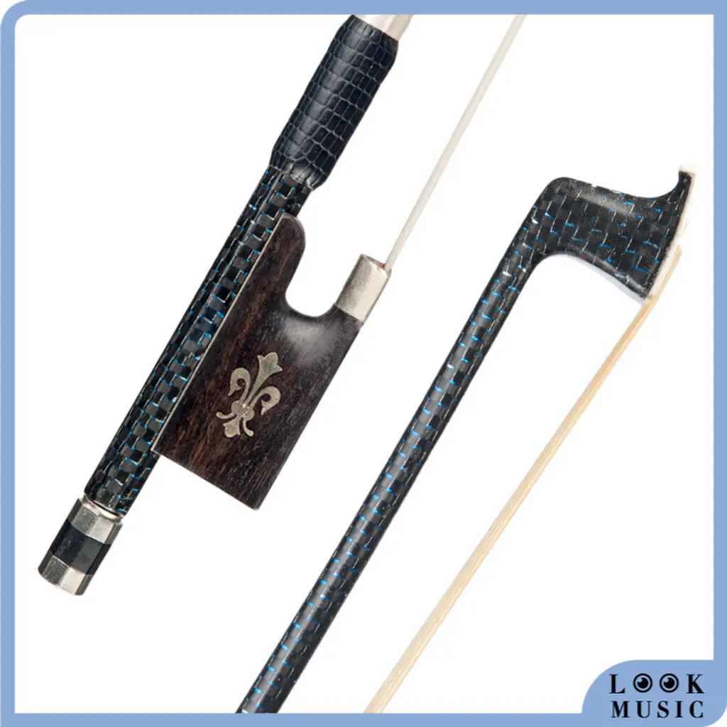 LOOK 4/4 Violin Bow Carbon Fiber Violin Bow For 4/4 Full Size Violin Ebony Frog Violin Parts Accessories New
LOOK 4/4 Violin Bow Carbon Fiber Violin Bow For 4/4 Full Size Violin Ebony Frog Violin Parts Accessories New
