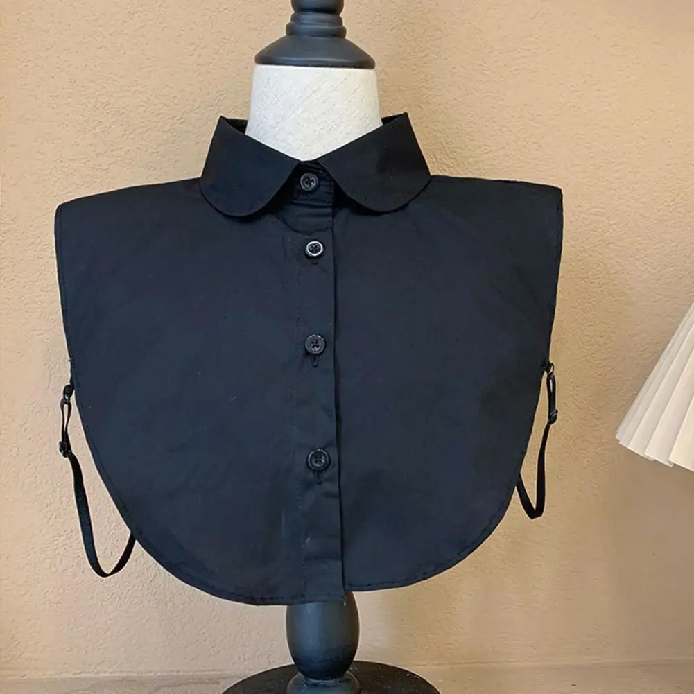 Sweatshirts Collar Detachable Collar Lapel with Side Strap Single Breasted False Collar Accessory for Women Style Solid Color
Sweatshirts Collar Detachable Collar Lapel with Side Strap Single Breasted False Collar Accessory for Women Style Solid Color