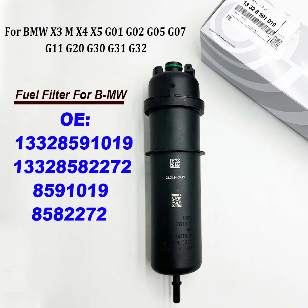 NEW 13328591019 13328582272 Fuel Filter For BMW X3 M X4 X5 G01 G02 G05 G07 G11 G20 G30 G31 G32 High Quality Car Accessories
NEW 13328591019 13328582272 Fuel Filter For BMW X3 M X4 X5 G01 G02 G05 G07 G11 G20 G30 G31 G32 High Quality Car Accessories