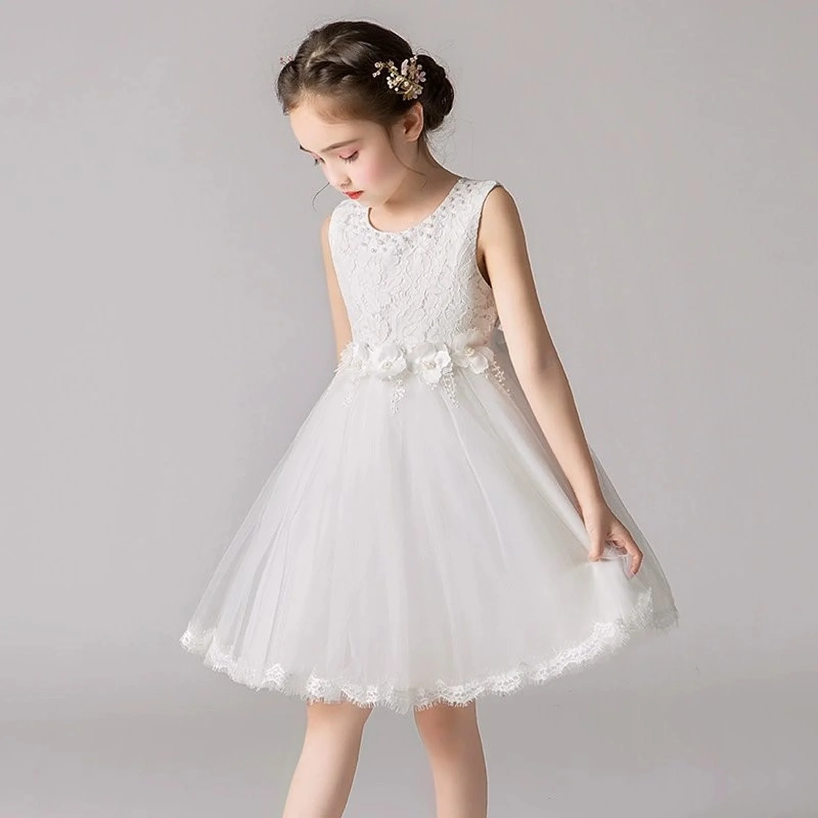 Vestidos Elegant Girl Dress Summer Mesh Ball Dress Kid Bridesmaid Dress Evening Dress Ball Tank Top Sun Dress Princess Dress
Vestidos Elegant Girl Dress Summer Mesh Ball Dress Kid Bridesmaid Dress Evening Dress Ball Tank Top Sun Dress Princess Dress