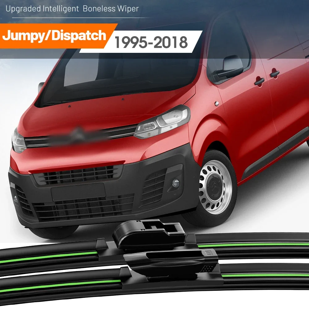 2pcs For Citroen Jumpy Dispatch 1995-2018 Front Windshield Wiper Blades 2006 2007 2008 2014 2017 Windscreen Window Accessories
2pcs For Citroen Jumpy Dispatch 1995-2018 Front Windshield Wiper Blades 2006 2007 2008 2014 2017 Windscreen Window Accessories