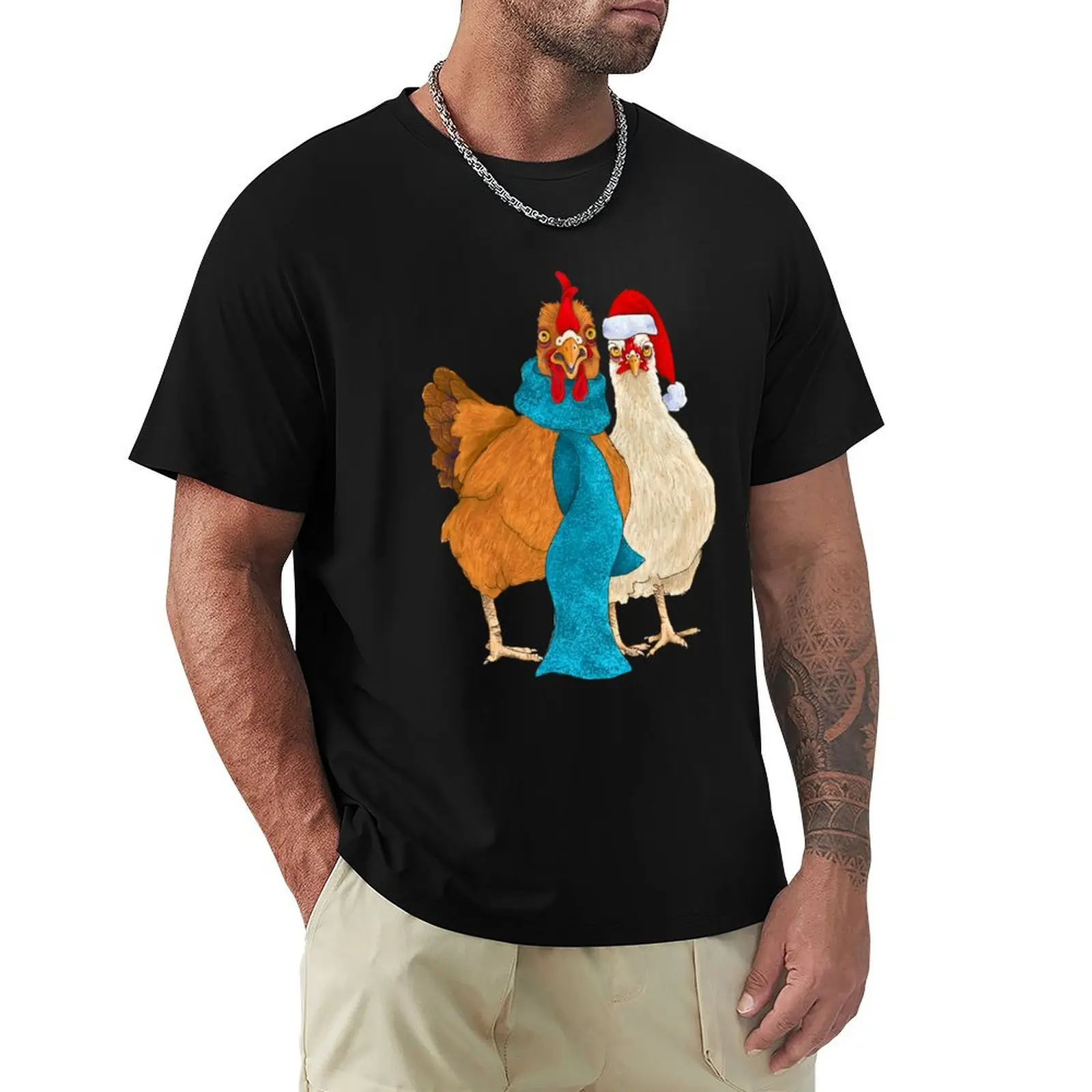 Silly Chickens in Scarves and Santa Hats T-Shirt anime shirt gifts for boyfriend men clothing
Silly Chickens in Scarves and Santa Hats T-Shirt anime shirt gifts for boyfriend men clothing