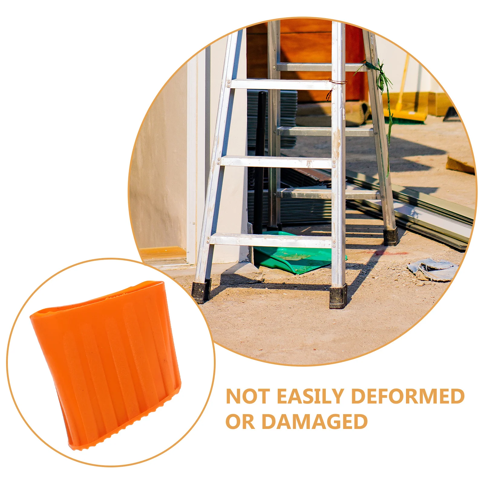 4Pcs Non-Slip Ladder Feet Covers Silicone Anti-Scratch Pads for Floor Protection Ladder Leg Protectors Stair Bumpers
4Pcs Non-Slip Ladder Feet Covers Silicone Anti-Scratch Pads for Floor Protection Ladder Leg Protectors Stair Bumpers