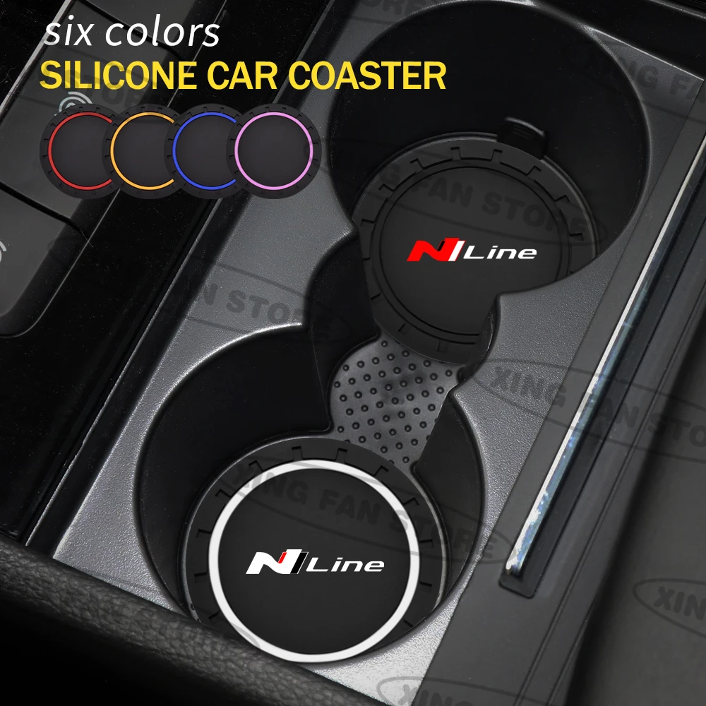 2pcs PVC For N Line LOGO I30 I10 Tuscani Inster Tiburon Fastback Elantra Car Coaster Water Cup Anti-Slip Silicone Pads Interior
2pcs PVC For N Line LOGO I30 I10 Tuscani Inster Tiburon Fastback Elantra Car Coaster Water Cup Anti-Slip Silicone Pads Interior