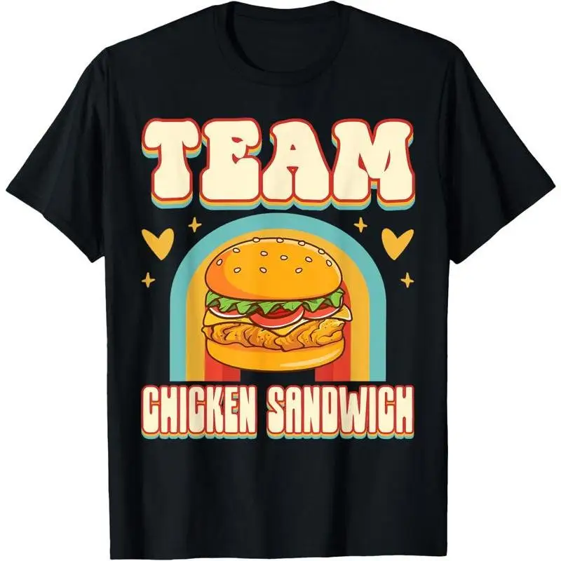 Men's Funny Chicken Sandwich T-Shirt Retro Fast Food Tee Team Snack Lover Shirt 2025 Trendy Gift for Him
Men's Funny Chicken Sandwich T-Shirt Retro Fast Food Tee Team Snack Lover Shirt 2025 Trendy Gift for Him