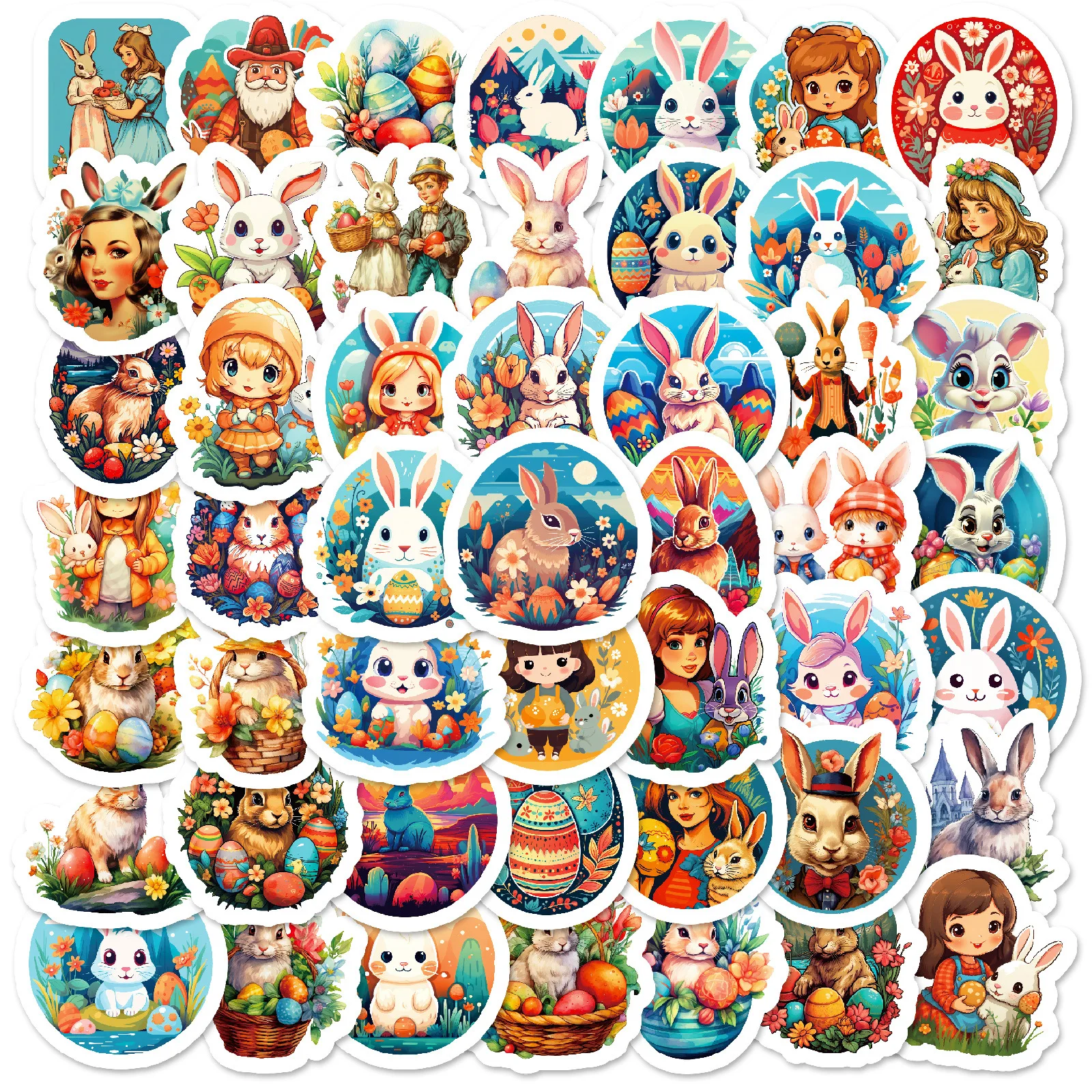 10/50PCS Easter Cartoon Stickers Cute Rabbit Graffiti Festival Celebration DIY Decoration Laptop Guitar Car Bike Decals Kids Toy
10/50PCS Easter Cartoon Stickers Cute Rabbit Graffiti Festival Celebration DIY Decoration Laptop Guitar Car Bike Decals Kids Toy