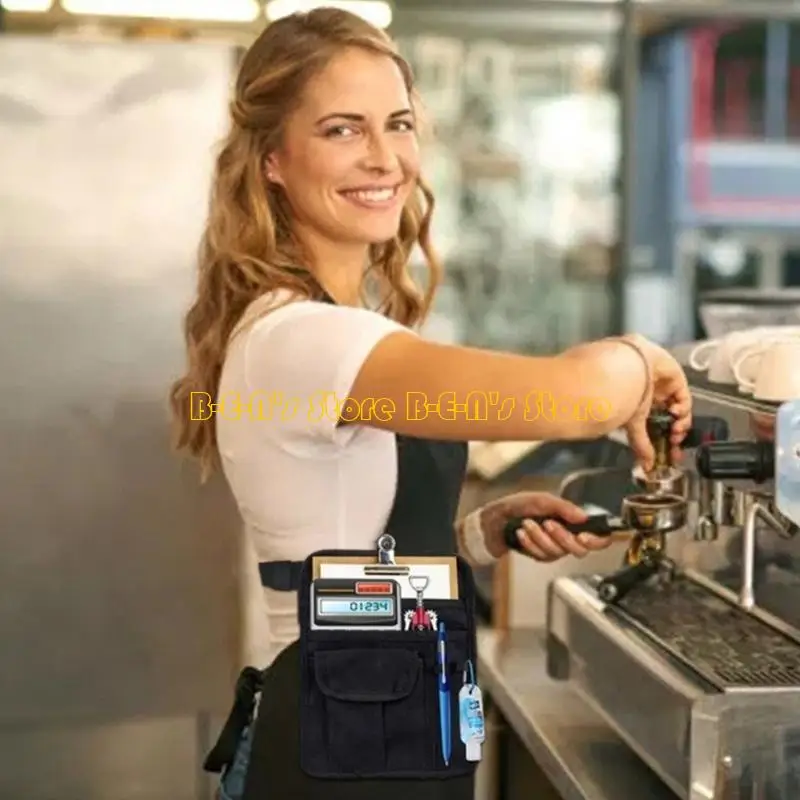 Y1AD Server Waist Restaurant Waiter Waist Bag with Adjustable Belt Utility Money Bag Serving Apron with Pockets
Y1AD Server Waist Restaurant Waiter Waist Bag with Adjustable Belt Utility Money Bag Serving Apron with Pockets