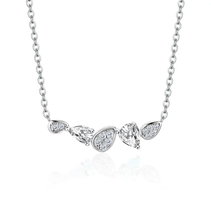 LN00510WMOSLefei Fashion Luxury Classic Moissanite Design Waterdrop Pearl Necklace For Charm Women 925 Silver Party Jewelry Gift
LN00510WMOSLefei Fashion Luxury Classic Moissanite Design Waterdrop Pearl Necklace For Charm Women 925 Silver Party Jewelry Gift