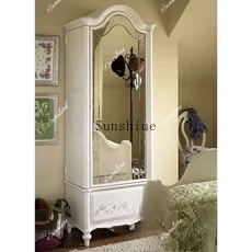 European furniture luxury bedroom double door solid wood carving flower clothes cabinet simple modern FT
European furniture luxury bedroom double door solid wood carving flower clothes cabinet simple modern FT