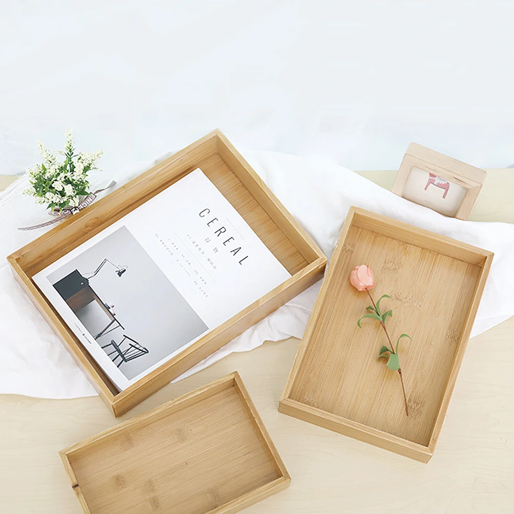 Solid Wood Tea Tray Rectangular Bamboo Serving Tray Lightweight Platter Classic Catering Elegant Party Wedding Holiday
Solid Wood Tea Tray Rectangular Bamboo Serving Tray Lightweight Platter Classic Catering Elegant Party Wedding Holiday