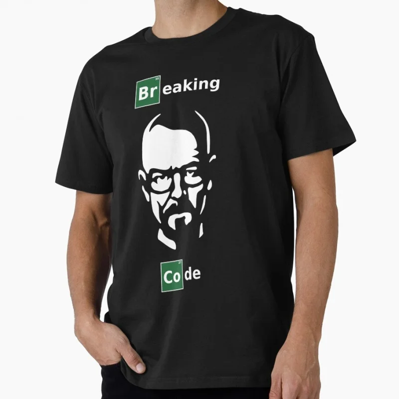 Breaking Code - White_Green Parody Design Gift t shirt for Programmers O-Neck Short Sleeve Graphic clothes All size tee S-6XL
Breaking Code - White_Green Parody Design Gift t shirt for Programmers O-Neck Short Sleeve Graphic clothes All size tee S-6XL