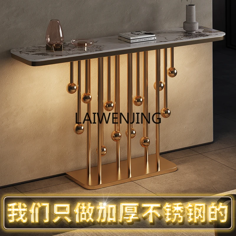 MJY light luxury rock slab entry front door entrance table against the wall entrance table supports customization
MJY light luxury rock slab entry front door entrance table against the wall entrance table supports customization