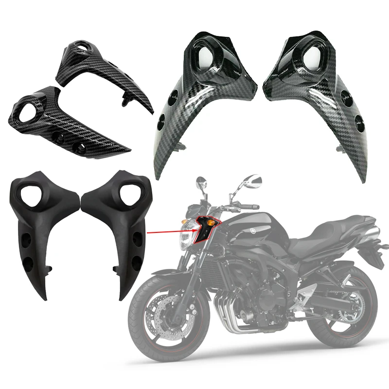 Fit For YAMAHA FZ6 FZ-6N FZ 6N 2004-2010 Carbon Fiber Pattern and Black Headlight Upper Side Bracket Holder Frame Fairing
Fit For YAMAHA FZ6 FZ-6N FZ 6N 2004-2010 Carbon Fiber Pattern and Black Headlight Upper Side Bracket Holder Frame Fairing