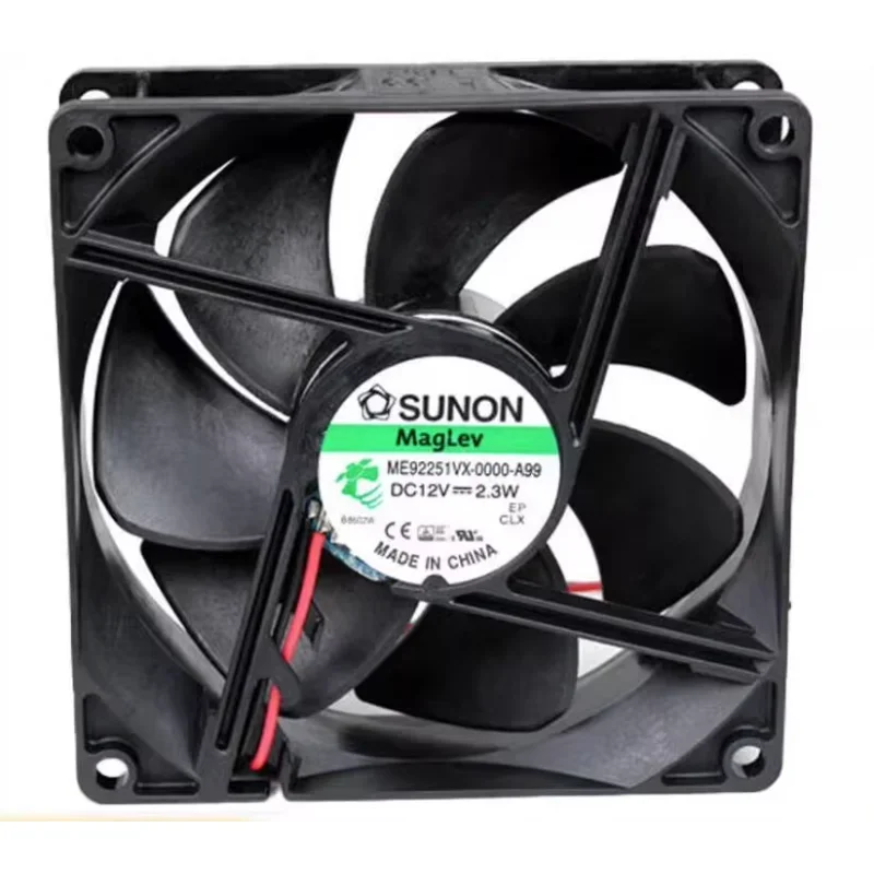 SUNON ME92251VX-0000-A99 DC 12V 2.3W 90x90x25mm 2-Wire Server Cooling Fan
SUNON ME92251VX-0000-A99 DC 12V 2.3W 90x90x25mm 2-Wire Server Cooling Fan