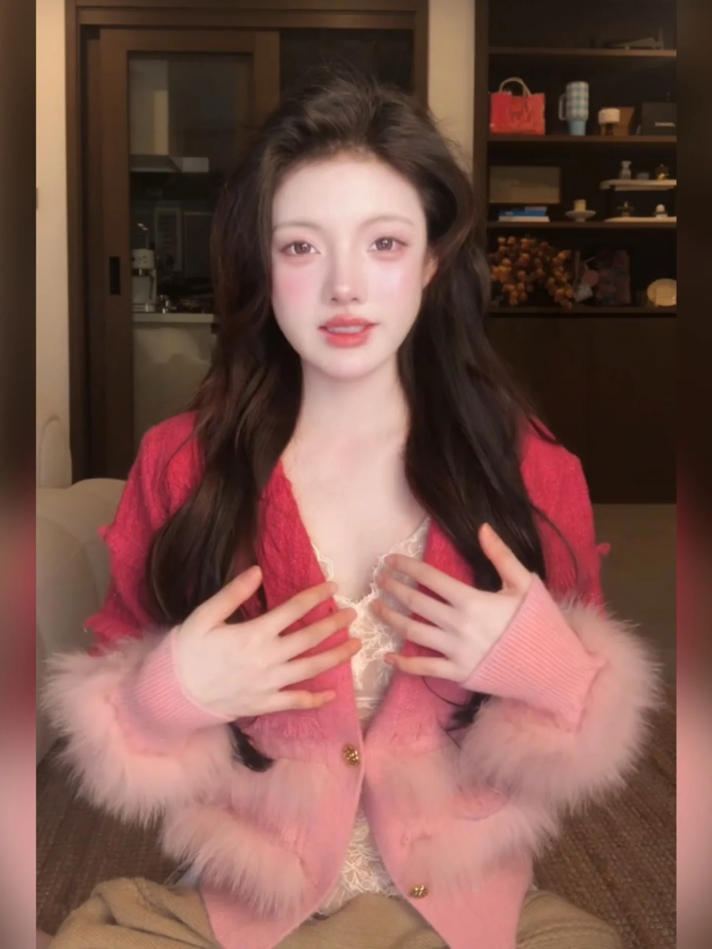 Pink Gradient Knitted Sweater Coat Women's Early Spring Design Short Fur Knit Open Cardigan Top French Style Regular Fit Medi...
Pink Gradient Knitted Sweater Coat Women's Early Spring Design Short Fur Knit Open Cardigan Top French Style Regular Fit Medi...