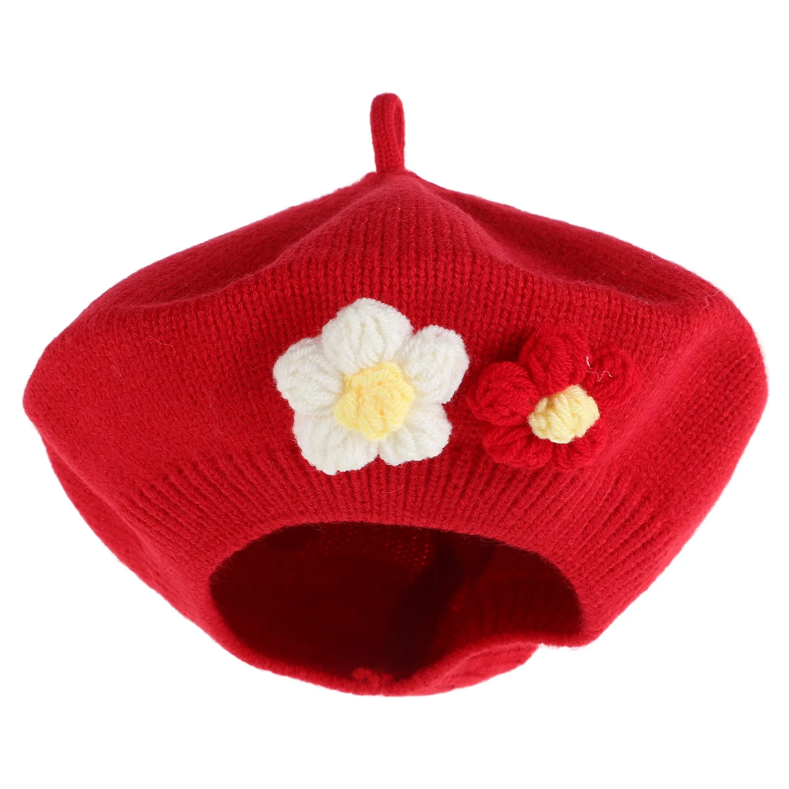 Winter Beret Hat French Style Knitted Beanie Cap Flower Design Soft Warm 0-3 Years Cold Weather
Winter Beret Hat French Style Knitted Beanie Cap Flower Design Soft Warm 0-3 Years Cold Weather