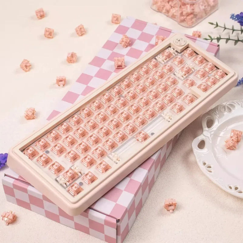 Cute UR65 Wireless Mechanical Keyboard Kit Tri-mode Bluetooth Gasket Hot-swap RGB Custom QMK/VIA Gaming Keyboard PC Gifts
Cute UR65 Wireless Mechanical Keyboard Kit Tri-mode Bluetooth Gasket Hot-swap RGB Custom QMK/VIA Gaming Keyboard PC Gifts