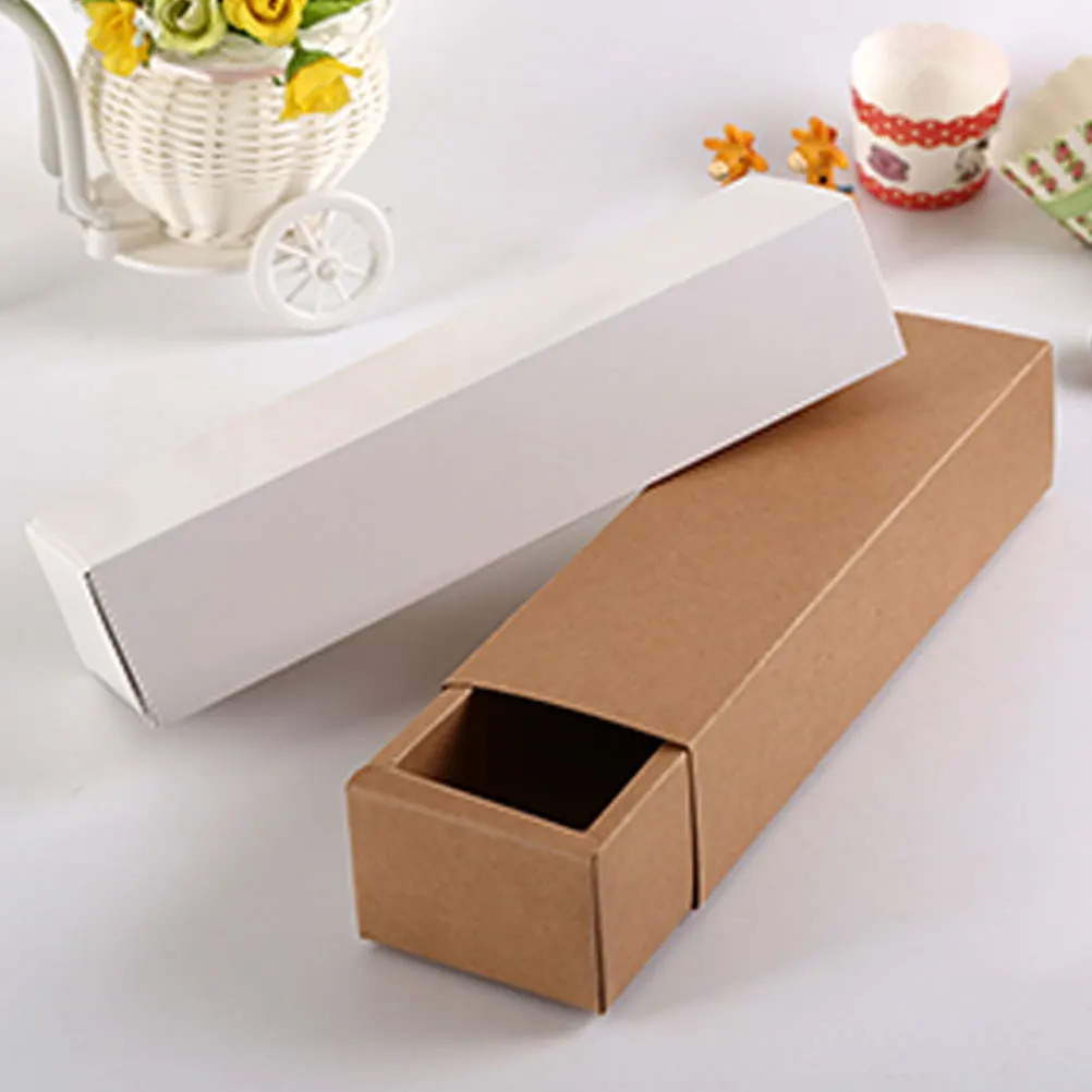 10Pcs Kraft Paper Macaron Box Drawer Shaped Practical Design for Storing Cranberry Cakes Muffins Random Color Macaron Containers
10Pcs Kraft Paper Macaron Box Drawer Shaped Practical Design for Storing Cranberry Cakes Muffins Random Color Macaron Containers