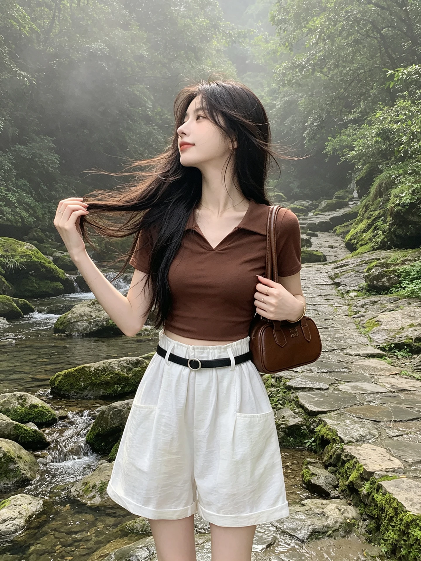 High Waist Straight Leg Short Pants Women's Casual Slimming Small Size White Versatile A-Line Wide Leg Pants Summer 2026
High Waist Straight Leg Short Pants Women's Casual Slimming Small Size White Versatile A-Line Wide Leg Pants Summer 2026