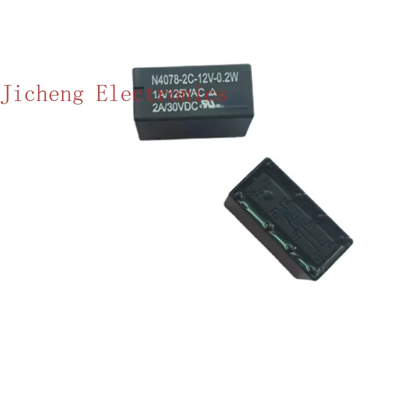 New Original Signal Relay N4078-2C-12V-0.2W 12VDC 8-pin 2A Double Pole Throw
New Original Signal Relay N4078-2C-12V-0.2W 12VDC 8-pin 2A Double Pole Throw