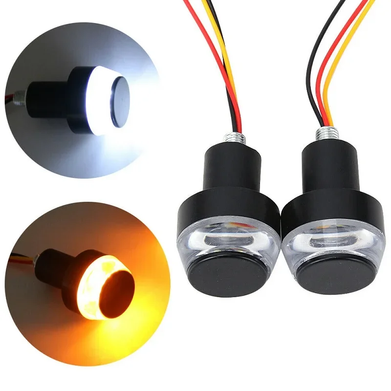 2PCS Motorcycle Turn Signal LED Light Indicator Blinker Handle Bar End Handlebar Led Waterproof Handle Bar End Handlebar
2PCS Motorcycle Turn Signal LED Light Indicator Blinker Handle Bar End Handlebar Led Waterproof Handle Bar End Handlebar