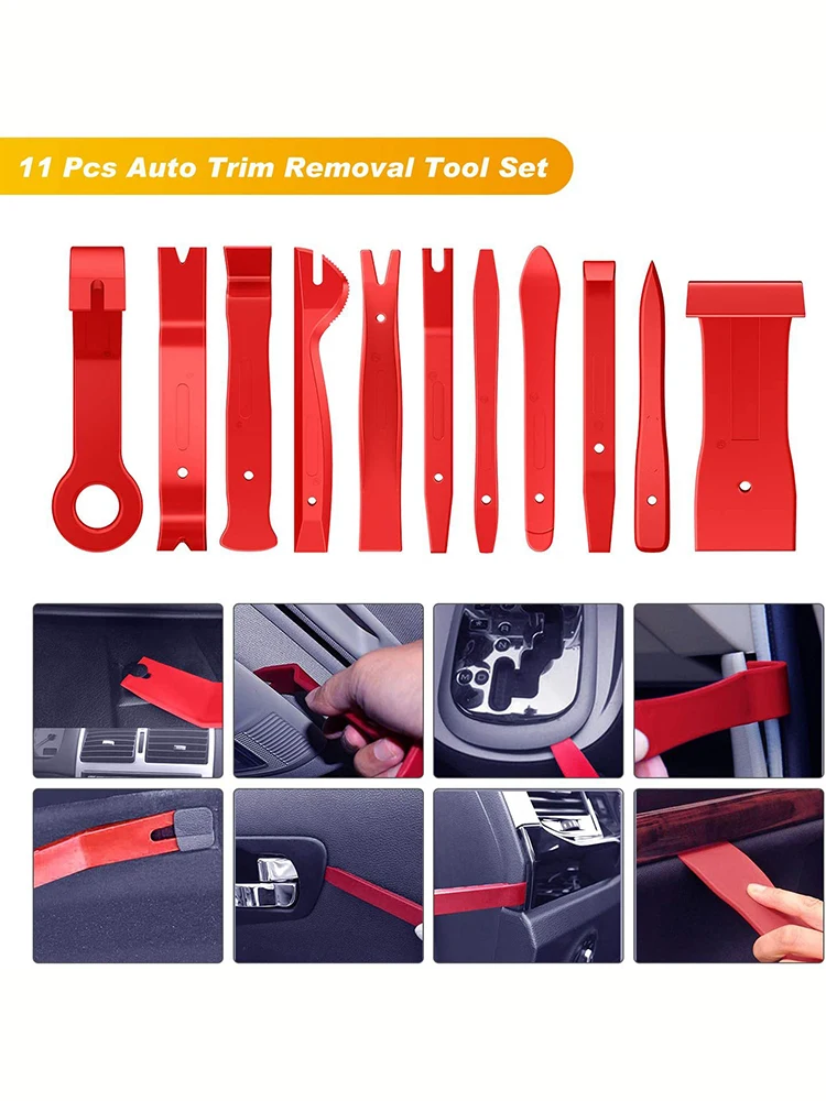 19-Piece Automotive Removal Tool Set Audio Trim Clip Screwdriver, Light Prying Pliers Zippered Storage Bag Brand New PP Material
19-Piece Automotive Removal Tool Set Audio Trim Clip Screwdriver, Light Prying Pliers Zippered Storage Bag Brand New PP Material
