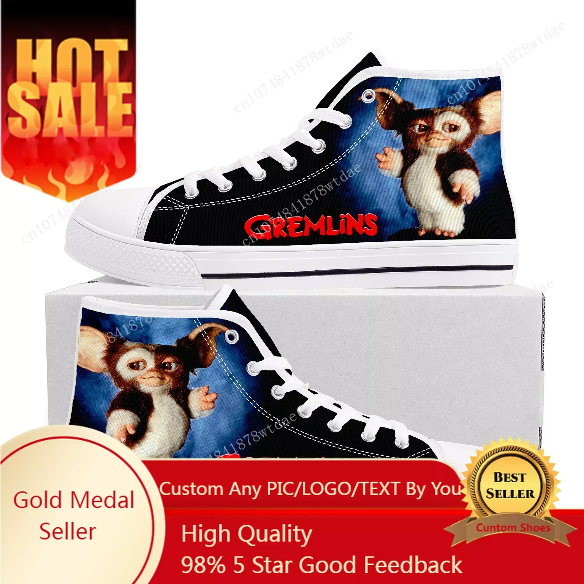 Gremlins High Top Sneakers Mens Womens Teenager High Quality Canvas Sneaker Anime Cartoon Comics Manga Couple Customized Shoes
Gremlins High Top Sneakers Mens Womens Teenager High Quality Canvas Sneaker Anime Cartoon Comics Manga Couple Customized Shoes