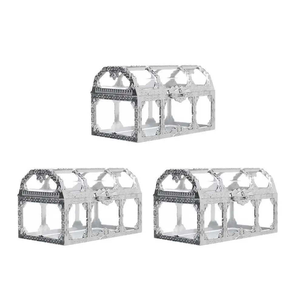 12pcs Transparent Candy Box Creative Beautiful Treasure Box for Wedding Party Festival (Silver, Large Size)
12pcs Transparent Candy Box Creative Beautiful Treasure Box for Wedding Party Festival (Silver, Large Size)