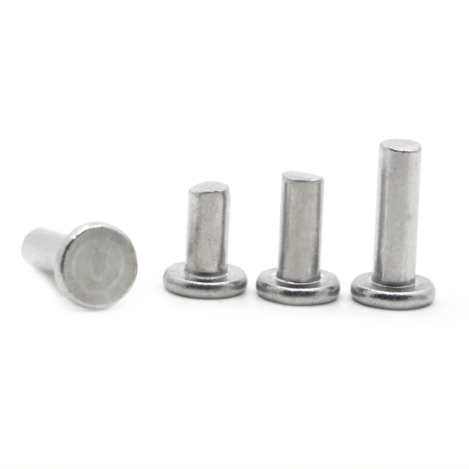 10-50pcs GB109 AL Knock Flat Head Aluminum Alloy Solid Rivet M2 M2.5 M3 M4 M5 M6 M8
10-50pcs GB109 AL Knock Flat Head Aluminum Alloy Solid Rivet M2 M2.5 M3 M4 M5 M6 M8