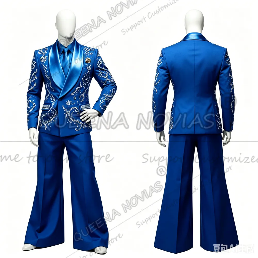 Unique Design Suit Man For Wedding Double Breasted Jacket Pants 2 Piece Set Groom Tuxedos Formal Wear Man Banquet Outfits Skinny
Unique Design Suit Man For Wedding Double Breasted Jacket Pants 2 Piece Set Groom Tuxedos Formal Wear Man Banquet Outfits Skinny