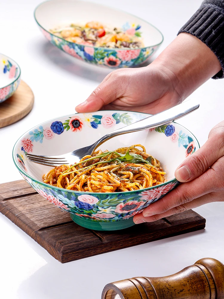 Retro Luxury Floral Art Cerc Bowl 8 Inches Ins Sle Dinnerware Soup Bowl Salad Bowl Home Use High Aesthetic Value
Retro Luxury Floral Art Cerc Bowl 8 Inches Ins Sle Dinnerware Soup Bowl Salad Bowl Home Use High Aesthetic Value