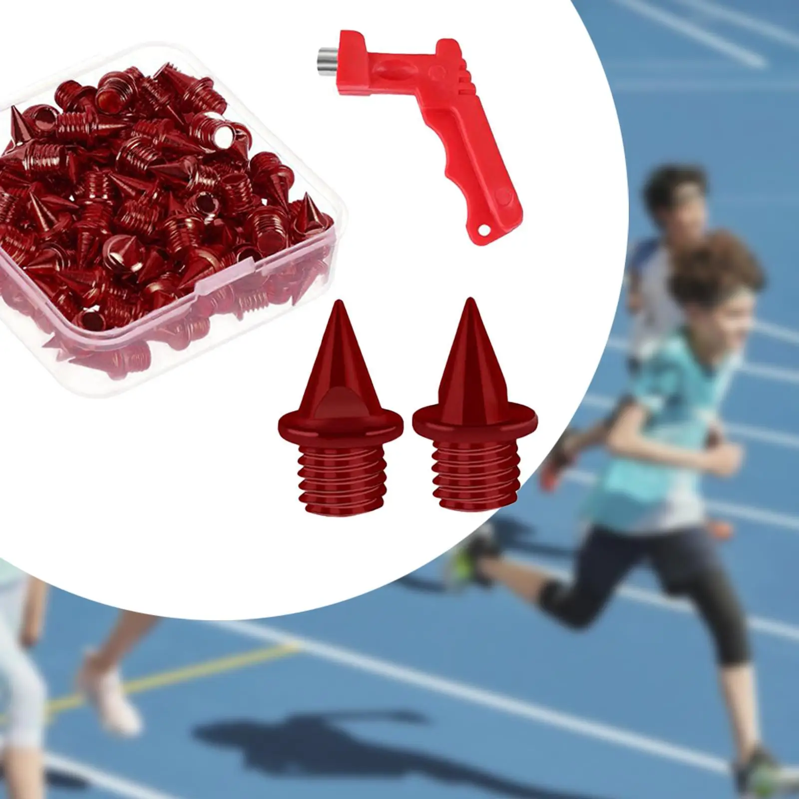 Sprinting Shoes Spikes Steel Accessories Lightweight Track and Field Spike Kit for Men Women Running Competition
Sprinting Shoes Spikes Steel Accessories Lightweight Track and Field Spike Kit for Men Women Running Competition