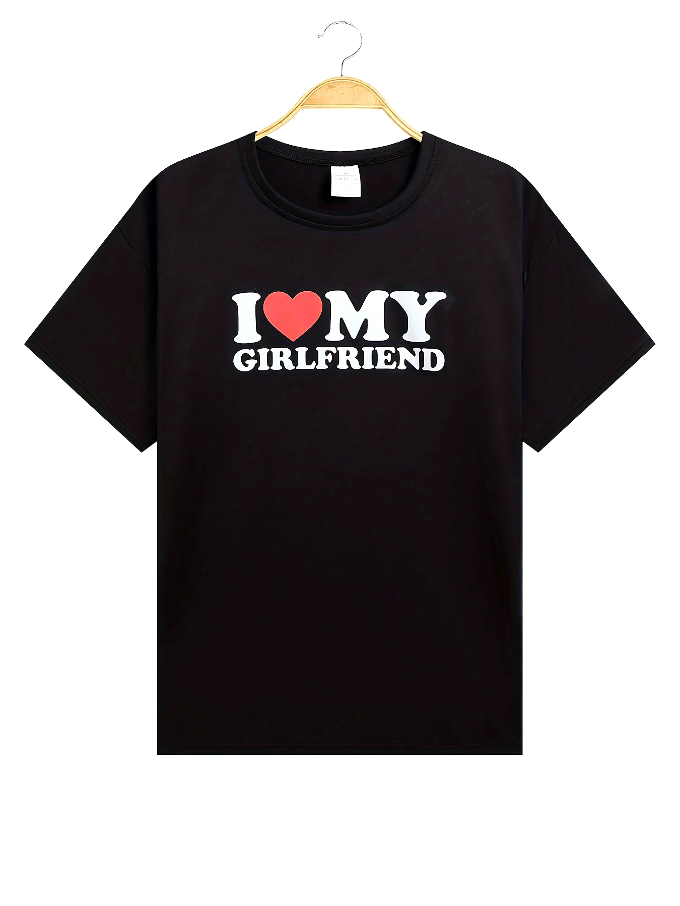 Men's 'I Love My Girlfriend' Printed Tee – Casual Crew Neck, Comfort Fit, Easy Care All-Season Polyester
Men's 'I Love My Girlfriend' Printed Tee – Casual Crew Neck, Comfort Fit, Easy Care All-Season Polyester