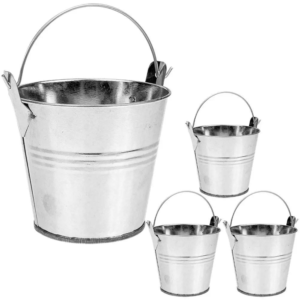 5 Pcs Bucket Storage Vintage Metal Flower Vase Durable Tin Buckets Flower Arrangement Container Planter Rustic Decor Containers
5 Pcs Bucket Storage Vintage Metal Flower Vase Durable Tin Buckets Flower Arrangement Container Planter Rustic Decor Containers