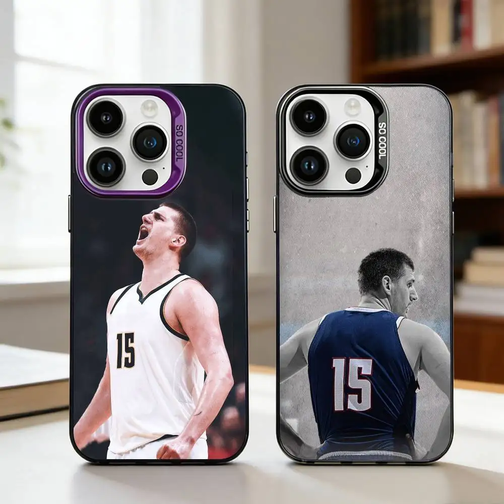 N-Nikola J-Jokic NJ Phone Case For iPhone17 16 15 14 13 12 Pro Max Grey Black Matte Laser Metallic Aurora Funda
N-Nikola J-Jokic NJ Phone Case For iPhone17 16 15 14 13 12 Pro Max Grey Black Matte Laser Metallic Aurora Funda