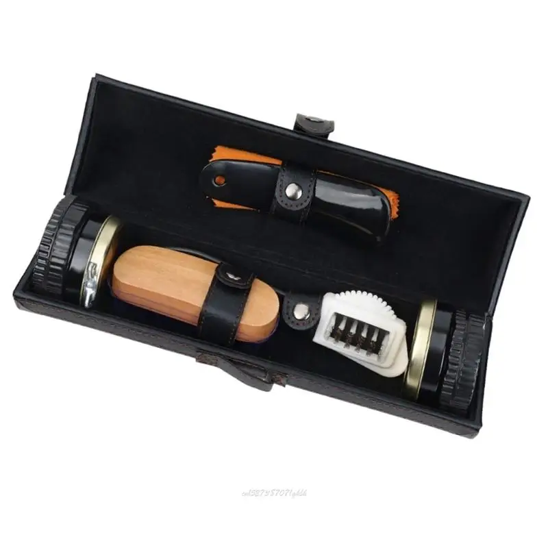 X5XA Professional Footwear Polish Care Tool With Shoehorn Brush Polish Applicator Sponge For Shoe Belt Bag Jackets
X5XA Professional Footwear Polish Care Tool With Shoehorn Brush Polish Applicator Sponge For Shoe Belt Bag Jackets