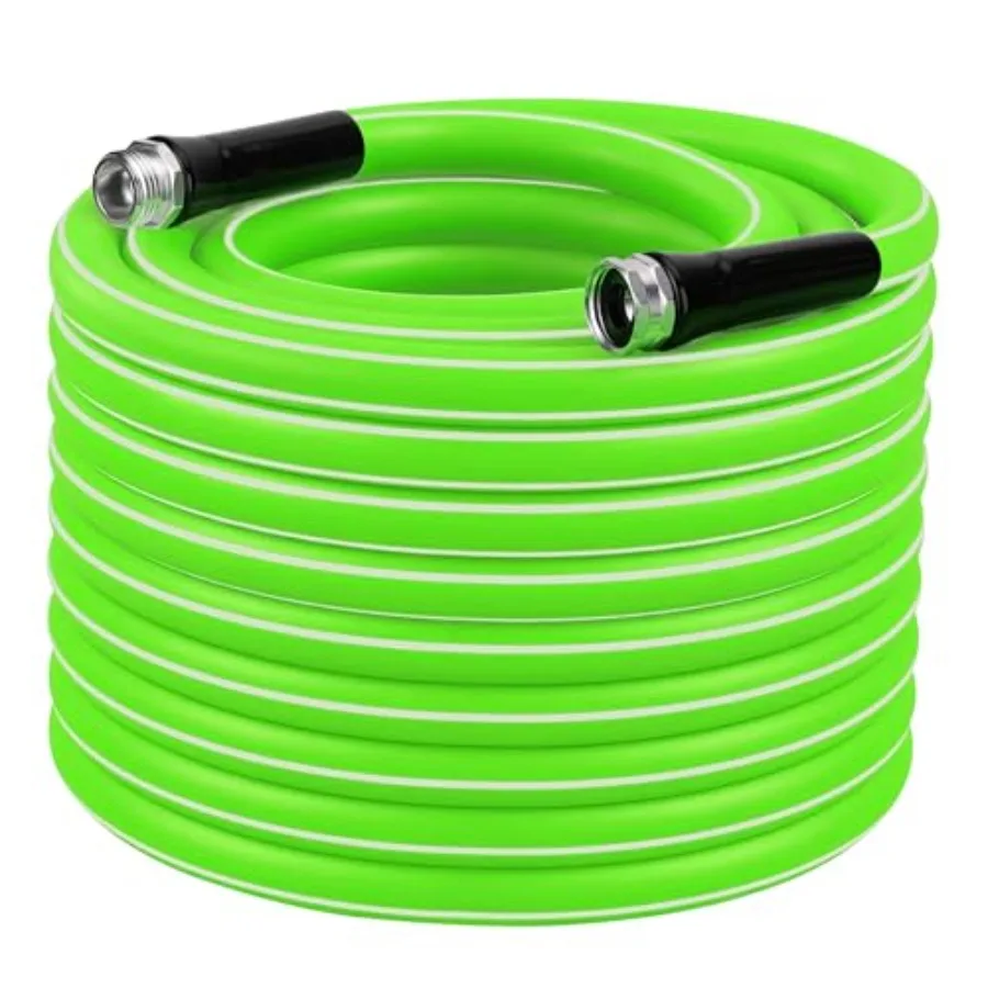 - Hybrid Polymer Garden Hose, 5/8" x 80 FT, Green, Kink Resistant, 3/4" GHT Aluminum Fittings, Drinking Water Safe, Lightweight
- Hybrid Polymer Garden Hose, 5/8" x 80 FT, Green, Kink Resistant, 3/4" GHT Aluminum Fittings, Drinking Water Safe, Lightweight