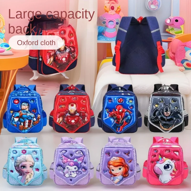 Disney Marvel School Bag For Boy Girl Spider Man Primary Student Shoulder Orthopedic Backpack Large Capacity Kids Gift Mochilas
Disney Marvel School Bag For Boy Girl Spider Man Primary Student Shoulder Orthopedic Backpack Large Capacity Kids Gift Mochilas