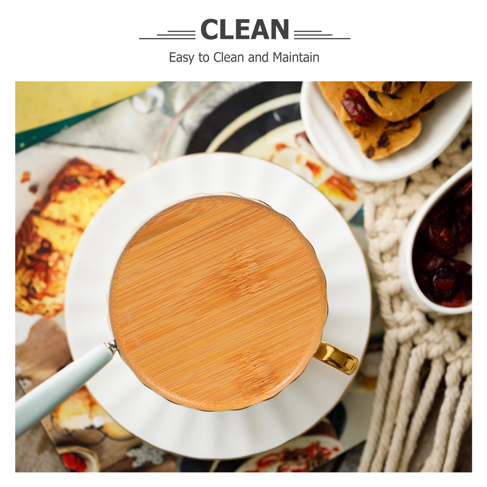 4Pcs Bamboo Cup Lids Universal Round Seal Reusable Replacement Covers for Coffee Mugs Tea Cups Travel Tumblers Spill Proof Lid
4Pcs Bamboo Cup Lids Universal Round Seal Reusable Replacement Covers for Coffee Mugs Tea Cups Travel Tumblers Spill Proof Lid