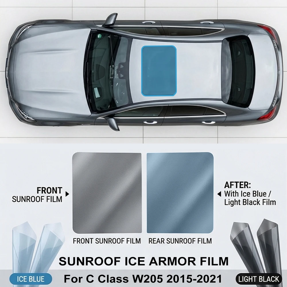 TPU PPF Car Sunroof Skylight Film for Mercedes Benz C Class W205 15-21 Heat Insulation Anti-UV Anti-Scratch Skylight Cover
TPU PPF Car Sunroof Skylight Film for Mercedes Benz C Class W205 15-21 Heat Insulation Anti-UV Anti-Scratch Skylight Cover