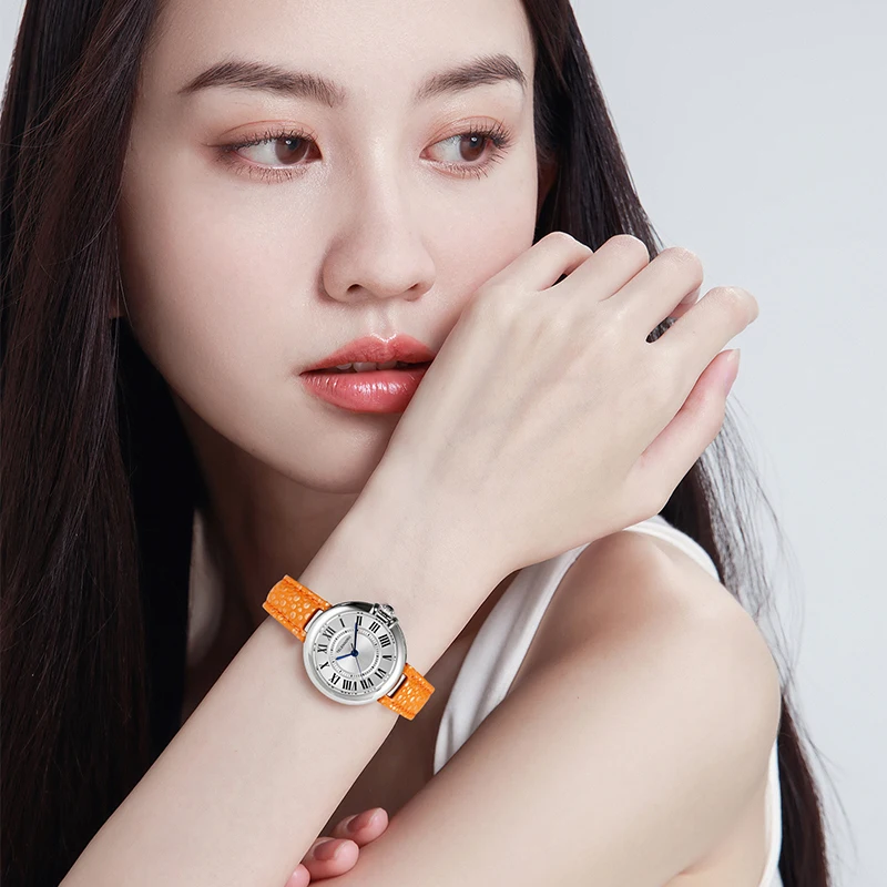 TELENSOU Quartz Lady's WatchLeather StrapStainless SteelAnti Reflective CoatingCurved Synthetic Sapphire GlassLady's Watch 8801
TELENSOU Quartz Lady's WatchLeather StrapStainless SteelAnti Reflective CoatingCurved Synthetic Sapphire GlassLady's Watch 8801