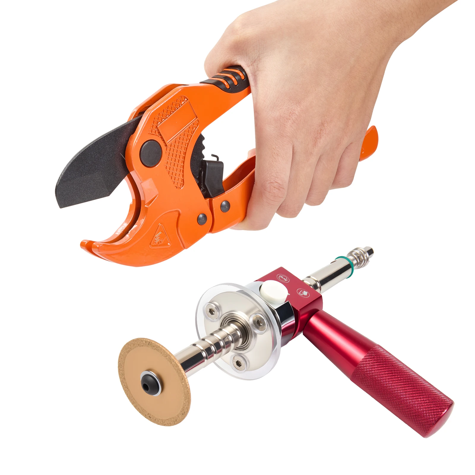 Geinxurn 2Pcs Pipe Cutting Set, Heavy-Duty Plumbing Cutting Kit, Multifunctional Pipe Cutting Tool for Home
Geinxurn 2Pcs Pipe Cutting Set, Heavy-Duty Plumbing Cutting Kit, Multifunctional Pipe Cutting Tool for Home