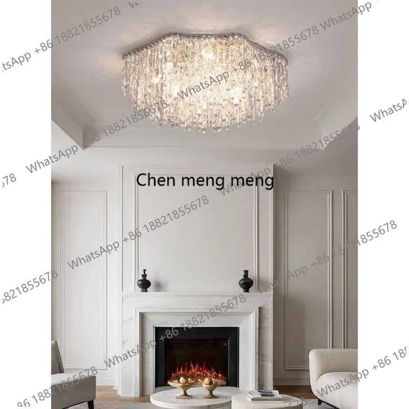Crystal living room light ceiling light French luxury high-end atmosphere bedroom dining room light
Crystal living room light ceiling light French luxury high-end atmosphere bedroom dining room light