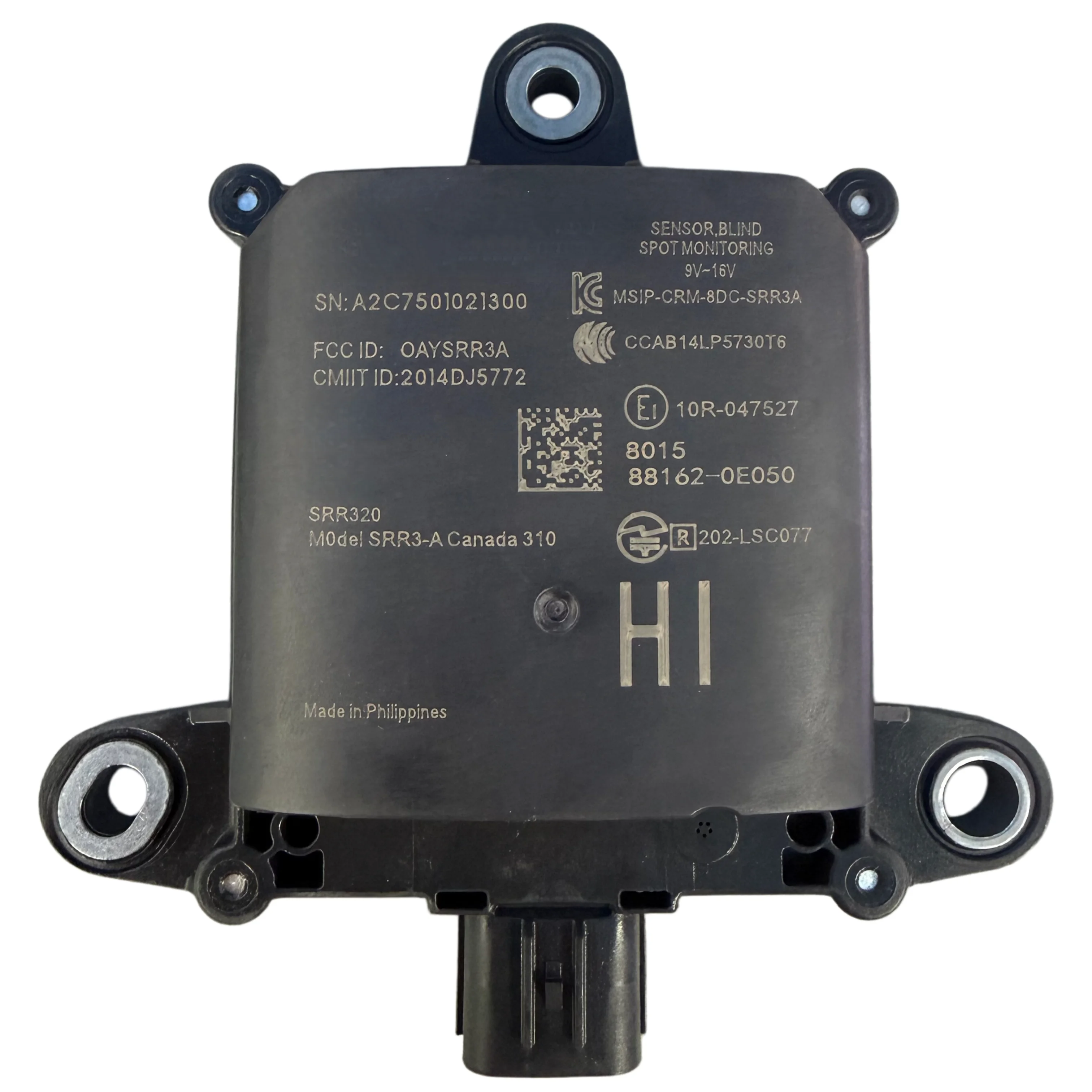 88162-0E050 Blind Spot Sensor Radar Module 881620E050 For Toyota Highlander
88162-0E050 Blind Spot Sensor Radar Module 881620E050 For Toyota Highlander