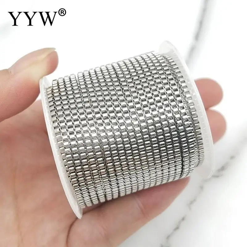 5m/Bag Stainless Steel Box Chain Necklace Diy Jewelry Findings Making Men Women Wholesale Link Chains Accessories 2mm 3mm 4mm
5m/Bag Stainless Steel Box Chain Necklace Diy Jewelry Findings Making Men Women Wholesale Link Chains Accessories 2mm 3mm 4mm
