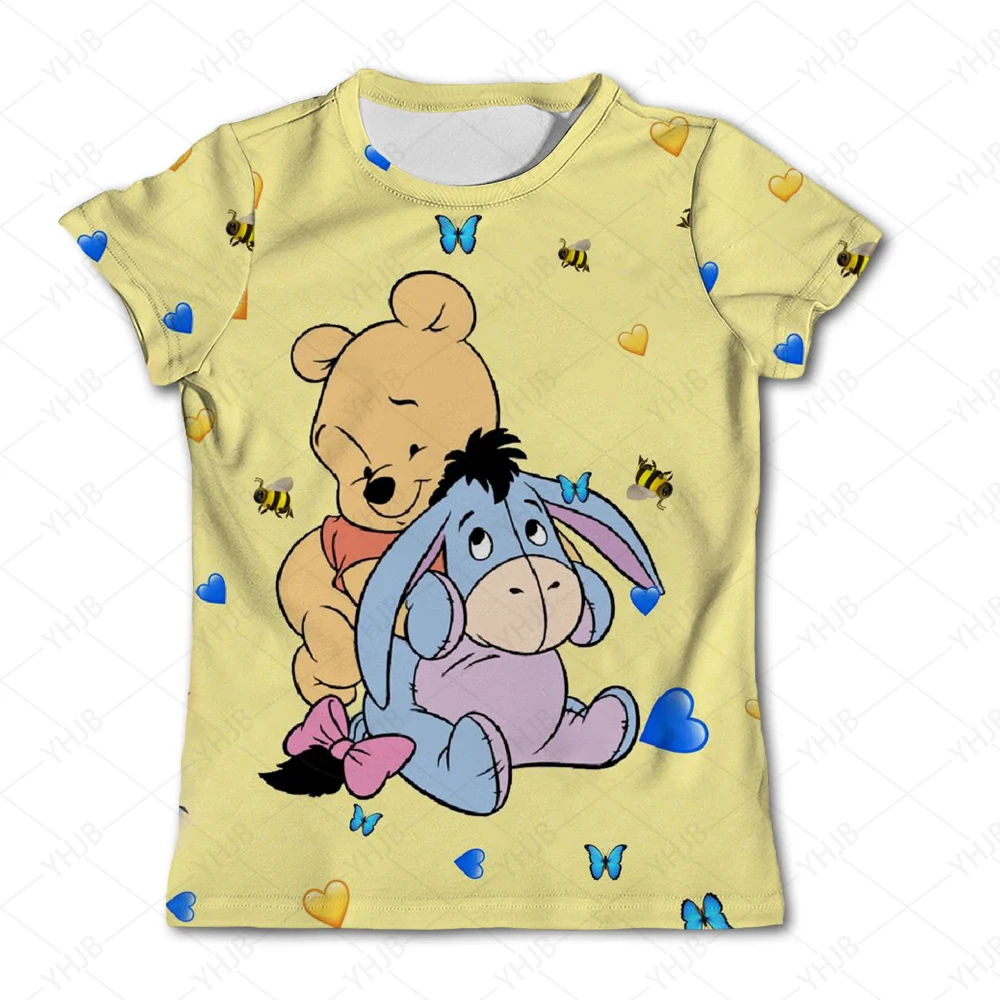 Girls' Children's Clothing Girls' Summer Leisure Round Neck Short Sleeve Disney Winnie the Pooh Girls' T-shirt Girls' Clothing
Girls' Children's Clothing Girls' Summer Leisure Round Neck Short Sleeve Disney Winnie the Pooh Girls' T-shirt Girls' Clothing